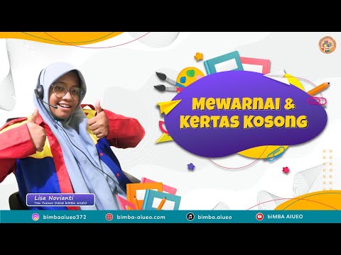 VIDEO BERMAIN MODUL MEWARNAI DAN KERTAS KOSONG