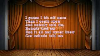 Nobody Told Me B.o.B lyric video HD