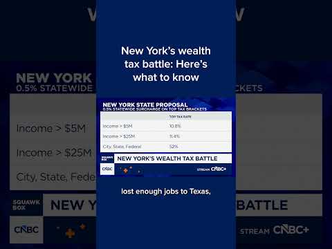 New York's wealth tax battle: Here's what to know