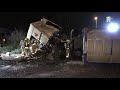 Ravage na dodelijk ongeval tankwagen (Video Duivestein)