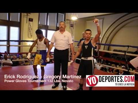 Erick Rodriguez vs Gregory Martínez 132 Lbs. novato Power Gloves Tournament