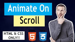 Animate On Scroll in 9 minutes | AOS