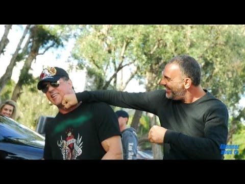 Stallone sur le ring avec Audigier : combat de titans