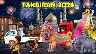 Download lagu TAKBIRAN HARI RAYA IDUL ADHA 2026 - Animasi Pawai Takbiran Keliling | Allahu Akbar Allahu Akbar mp3