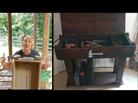 Build a Tool Box with Wheels out of a M68 Tank Ammunition Crate