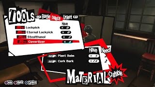 Persona 5 (PS4) - Craftworker Trophy Guide (And Crafting Material farming tips)
