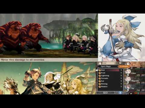 Bravely Second - 0 Exp Run+ Part 14: Geyser Grotto forced encounters