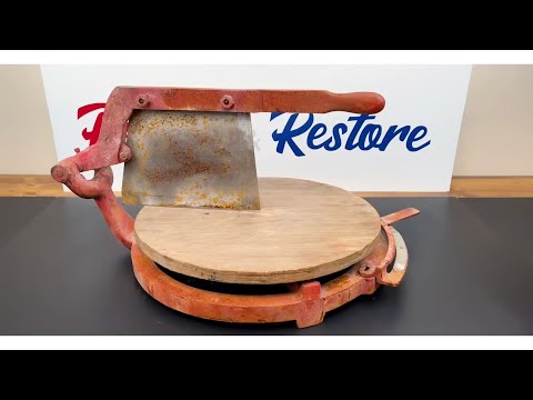 1890 Cheese Wheel Cutter Restoration - Cast Iron | RESTORE WORKSHOP