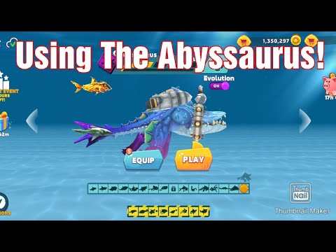 Playing Hungry Shark Evolution with the new Abyssaurus!