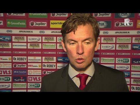 Alex Pastoor na afloop van Sparta - VVV-Venlo