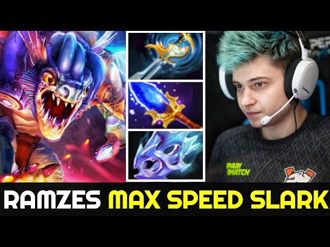 RAMZES Max Speed Build Slark - 100% Counterpick Destroy Storm Spirit & Monkey King 7.26 Dota 2
