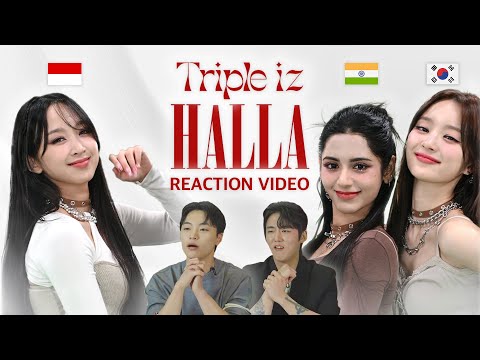 A dream team appears in the K-POP scene ｜ Korean Triple IZ - Halla M/V React