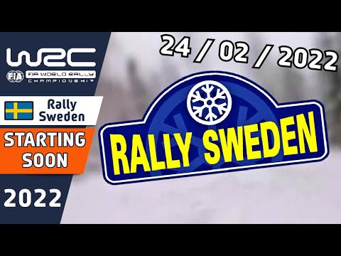 WRC Rally Sweden 2022 Starts on 24 / 02 / 2022. Flat Out Rally Action on SNOW!
