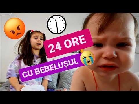 ⏰ 24 de ore cu bebelușul 👶 MAMA ne-a certat și interzis să ieșim afară🤬 / Ciao Patricia VLOG COPII