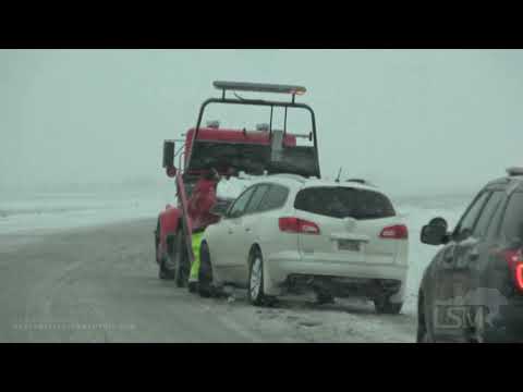 10-10-2019 Wall, South Dakota Blizzard Condtions and Car Slide Offs