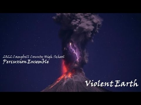 “Violent Earth” by The Campbell County Percussion Ensemble 2022 || Marimba Cam