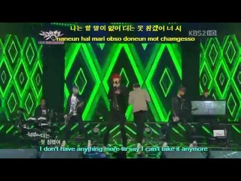 [SUB ENG] Led Apple (레드애플)-Time Is Up ( LIVE ) [hangul+romanization]
