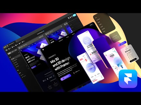 Create 3D Site Without Code with Framer - 3-hour course thumbnail