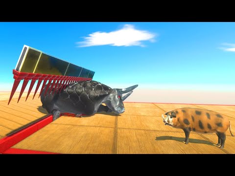 Deadly Spikes Strike who can the pass?? | Animal Revolt Battle Simulator