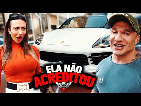 REAÇÃO DA MINHA ESPOSA COM A PORSCHE *Fabio Giga