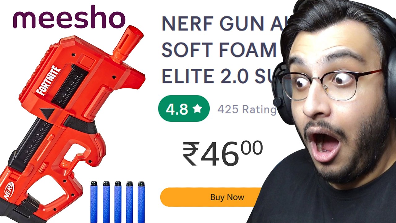 I BOUGHT CHEAPEST NERF GUN FROM MEESHO