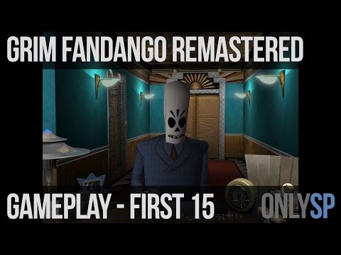 Grim Fandango Remastered PC - First 15 | 1080p