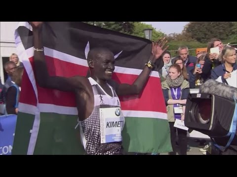 Kimetto breaks world marathon record