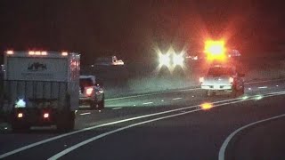 Lanes back open after crash involving officer on I-575 SB in Cobb County