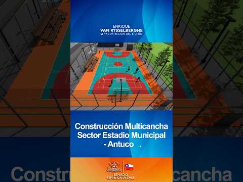 Logro  🎯:  Construcción Multicancha Sector Estadio Municipal - Antuco  🇨🇱🌟