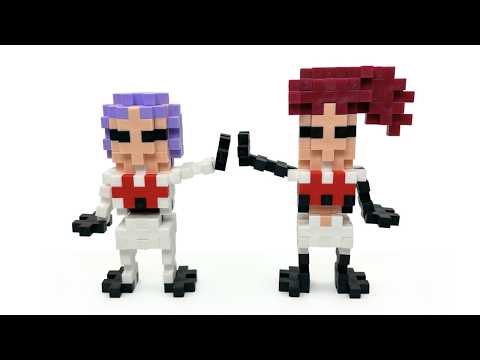 Team Rocket Jessie & James Pokémon Plus-Plus Instructions
