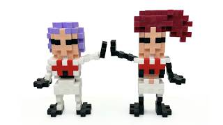 Plus-Plus Team Rocket Jessie & James Pokémon instructions
