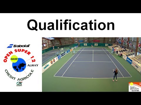 Victoire de Hamza Reguig sur Coupu-Moison (7-6/6-0) - Open Super 12 Auray - tennis