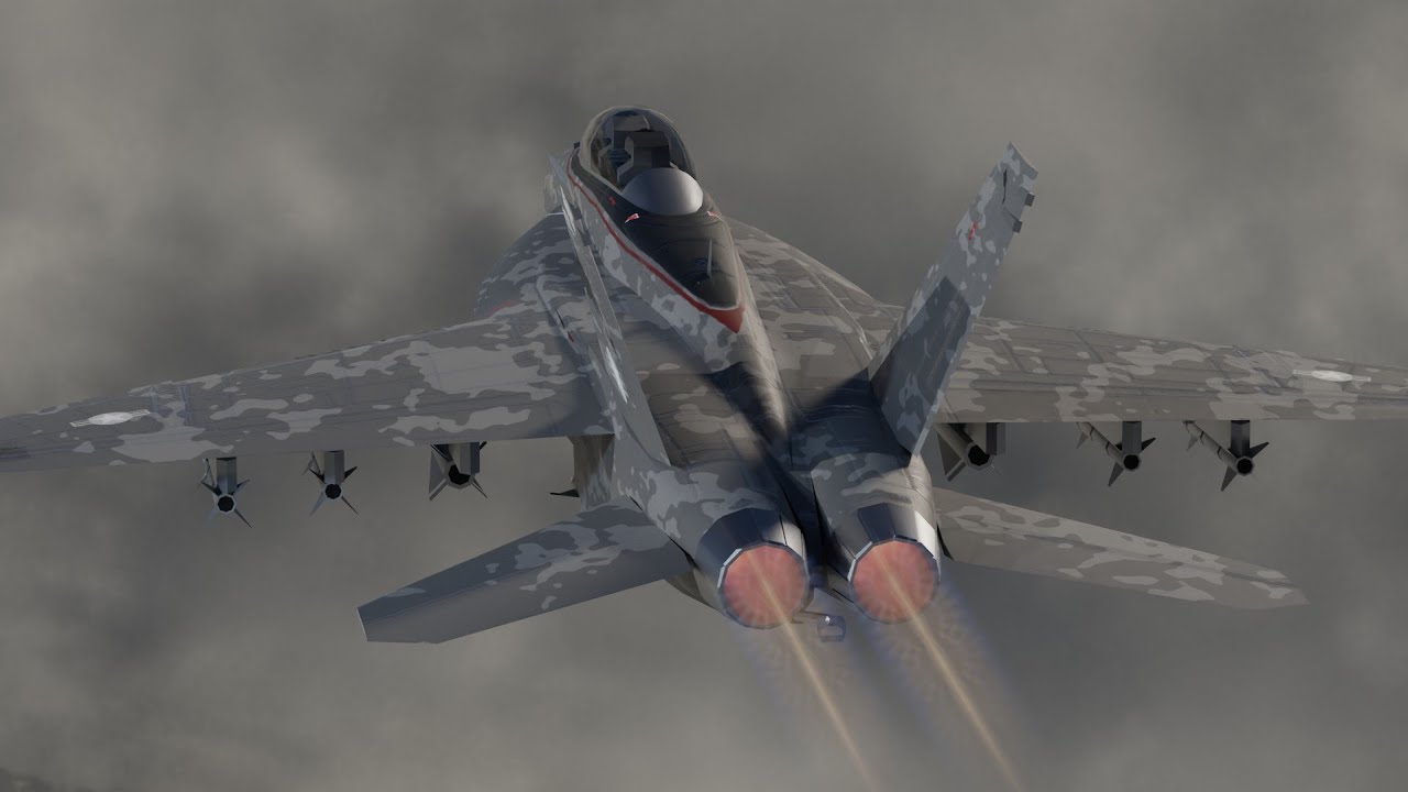 McDonnell Douglas F-A-18 Hornet 3D Model