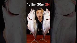 マグロを2時間揚げたらどうなるの？ #tuna #foodexperiment #seafood #cooking