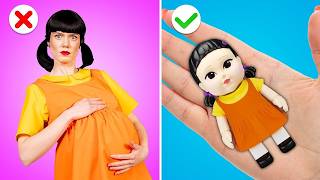 Download lagu ADU MASA HAMIL BONEKA BARBIE & SQUID GAME! *Kiat Lucu & Momen Lumrah* mp3