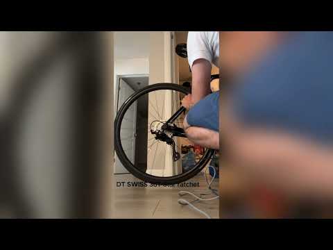 DT Swiss 370 rear hub - 18t vs 36t star ratchet sound comparison