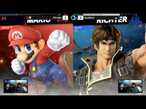 Sink or Swim 166 Grand Finals - Stroder (Wolf, Falcon, PKMN Trainer, Mario) vs Asotil (Richter)