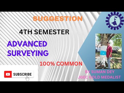 SUGGESTION OF  ADVANCED SURVEYING CEPC ( 402 )2025 /  WBSCTE  /4TH SEMESTER  2025/  2ND YEAR/ DCE