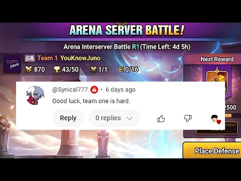 They Told Me Interserver Team 1 Is HARD - Summoners War