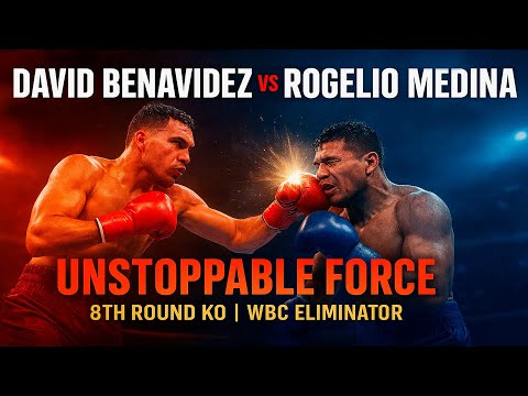 🔥 David Benavidez vs Rogelio Medina | Full Fight Highlights | 8th Round KO | WBC Title Eliminator