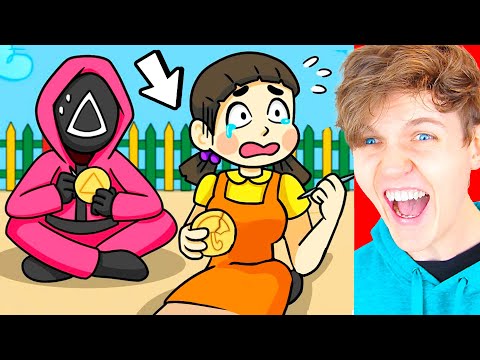LANKYBOX Reacts To TOP 5 CRAZIEST MEMES!? (SQUID GAME vs POPPY PLAYTIME!)