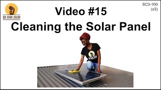 15 v3 Solar Suitcase – Cleaning the Solar Panel