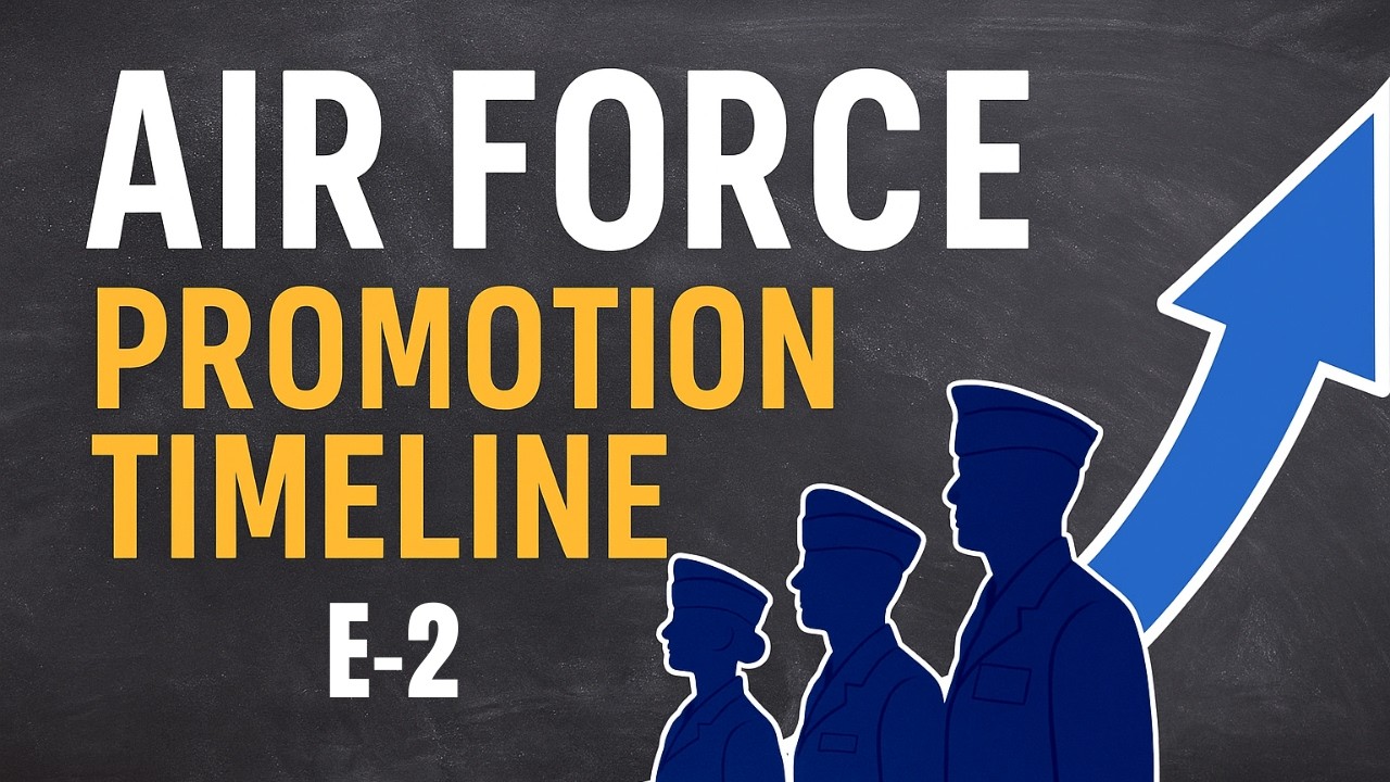 Air Force Promotion Timeline (Joining as an E-2)