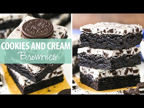 Cookies and Cream Brownies