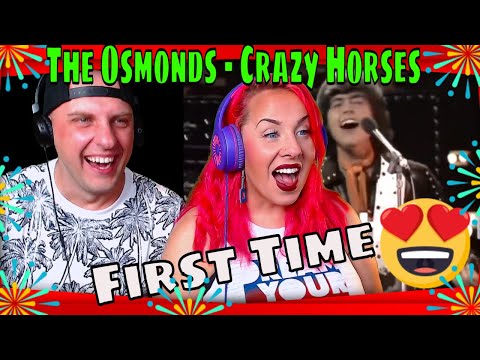 First Time Reaction To The Osmonds - Crazy Horses [HQ stereo] THE WOLF HUNTERZ REACTIONS #reaction