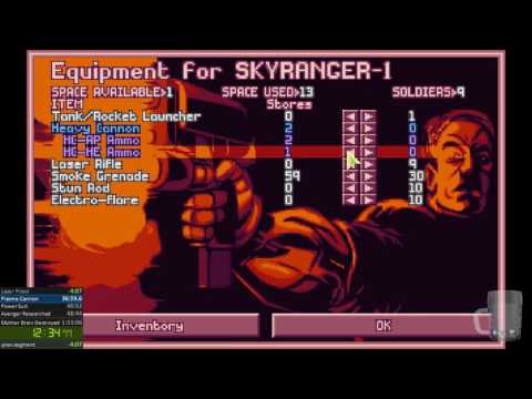 1:40:00 - RAGE but PB X-Com Ufo Defense Superhuman Iornman Speedrun