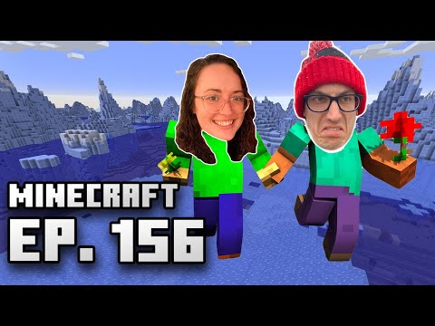 Minecraft BLIND Let's Play [Ep. 156] -- Ryan and Meg's First Time Playing Minecraft Survival!