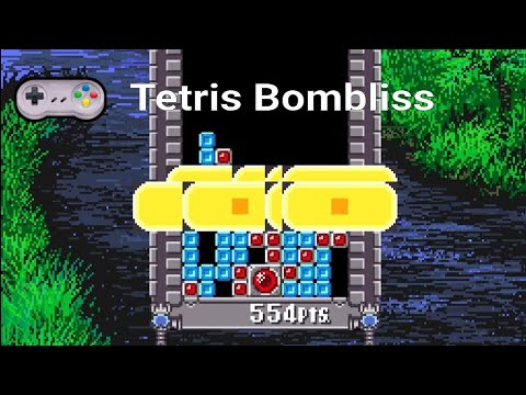 SNES Super Tetris 2: Bombliss Contest Mode! Epic Bomb Combos & Puzzle Action!