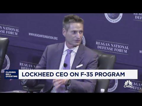 Lockheed Martin CEO responds to Elon Musk's criticism of F-35 program thumbnail