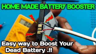 How to Boost Dry cellphone battery || How to revive dead mobile phone battery ||Restart dead battery
